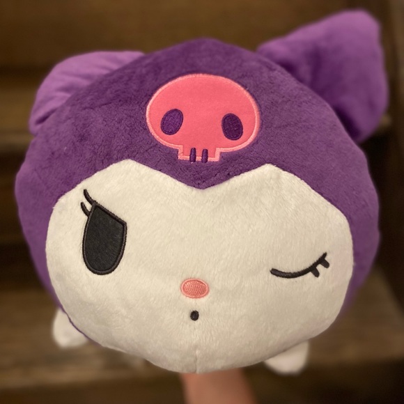 Sanrio Kuromi Lying down big plush from Japan - Picture 1 of 6